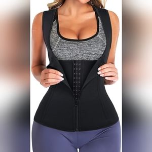 Eleady sweat waist trainer for women size Large(weight loss sauna suit)brand new